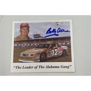 Bobby Allison Autographed Card Racing The Leader Of The Alabama Gang